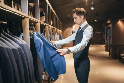 Here is how to determine the proper size suit to buy - tips for sizing a new suit.