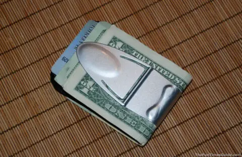 My husband's Money Clamp - his favorite front pocket wallet of all time! 