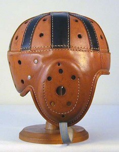 spalding leather football helmet - photo from fftwelve.com